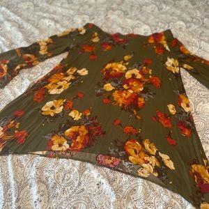 Off the shoulder floral top